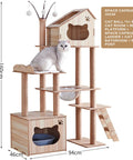 160cm Cat Tree Scratching Post House Condo Furniture Feline Scratcher Tower Toys - Pet Wizard Australia