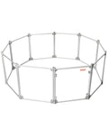 Pawz Pet Playpen Transparent Acrylic Clear Folding Dog Fence Kennel 10 Panel-1848848479301013504