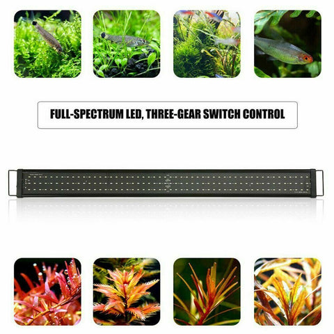 40cm Aquarium Light Lighting Full Spectrum Aqua Plant Fish Tank Bar LED Lamp - Pet Wizard Australia