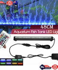 48cm LED Aquarium Lights Submersible Air Bubble RGB Light for Fish Tank Underwater - Pet Wizard Australia