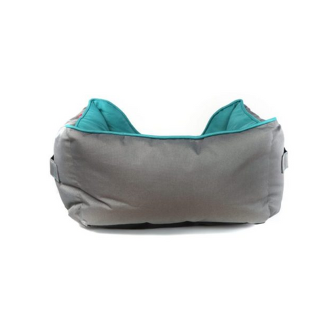 GiGwi Bolster Pet Bed Green Grey - Medium