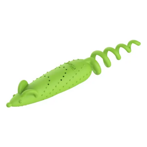 GiGwi Roll Tail Dental Mouse with Catnip Cat Toy