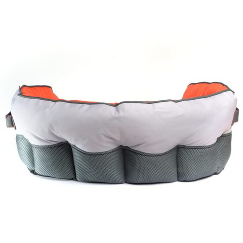 GiGwi – Canvas Round Dog Bed Red Orange - Medium