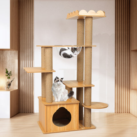 PaWz Cat Tree Scratching Post Scratcher-1864184536699637766