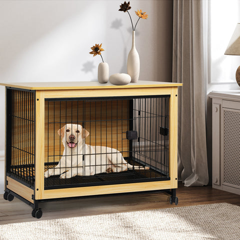 PaWz Wooden Wire Dog Kennel Side End XL X-Large-1848848520048676870