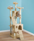 PaWz 184cm Cat Trees Scratching Post Beige-1864184313130651654