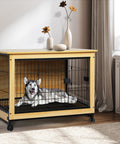 PaWz Wooden Wire Dog Kennel Side End XXL XX-Large-1843791346972889094