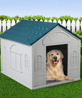 PaWz Dog Kennel Outdoor Indoor Pet Plastic L Blue-1864184512586584070