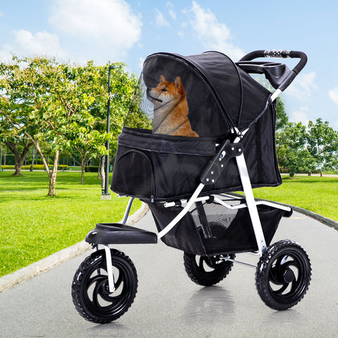 PaWz Pet Stroller Pram Dog Carrier Trailer-1864184625342058502