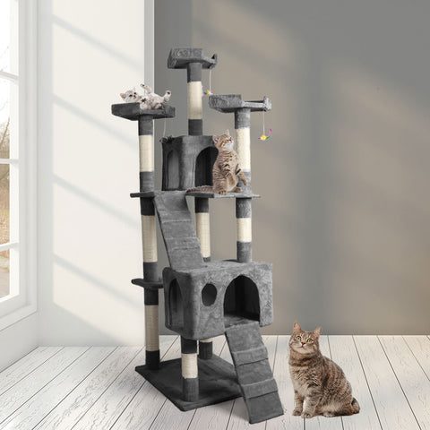 PaWz 184cm Cat Trees Scratching Post Grey-1848848536368713735