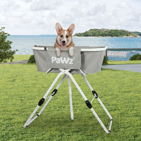 PaWz Pet Bathtub Adjustable Height Folding-1864184557465636871