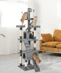 PaWz Cat Tree Scratching Post Scratcher Grey-1864184313646551047