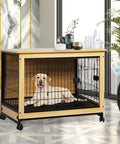 PaWz Wooden Wire Dog Kennel Side End XL X-Large-1848848520048676871