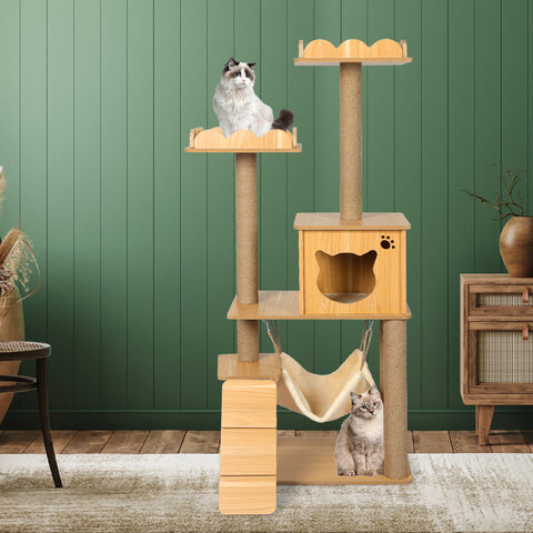 PaWz Cat Tree Scratching Post Scratcher-1864184536561225735