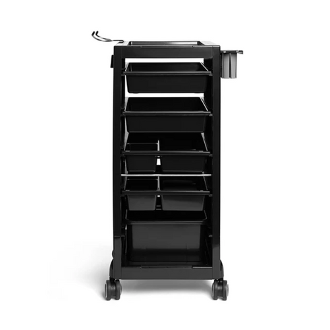 BSC Pet Grooming 5 Drawers Trolley - Black