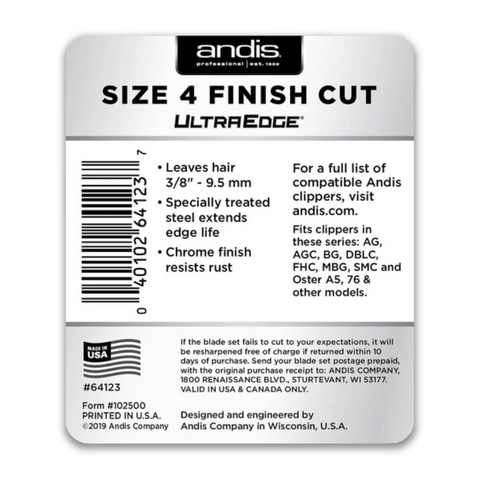 Andis Blade UltraEdge - Size 4FC