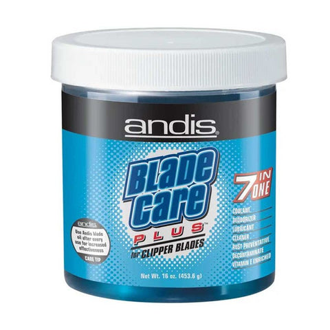 Andis Clipper Blade Care Plus 7 in 1 Cooling Cleanser Jar 488ml - Pet Wizard Australia