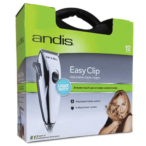 Andis Easy Clip Light Duty Pet Clipper (12 Piece Kit) - Pet Wizard Australia