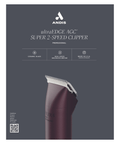 Andis UltraEdge AGC Super 2 - Speed Detachable Blade Clipper Burgundy - Pet Wizard Australia