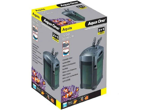 Aqua One Aquis 1250 Series II Canister Filter 1400L/H - Pet Wizard Australia