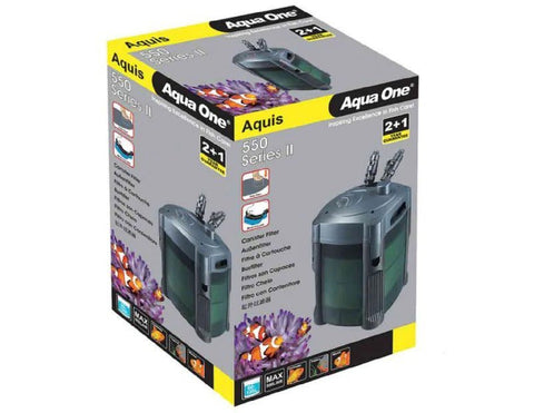 Aqua One Aquis 550 Series II Canister Filter 550L/H - Pet Wizard Australia