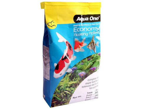 Aqua One Economy Pellets 3mm 5kg - Pet Wizard Australia