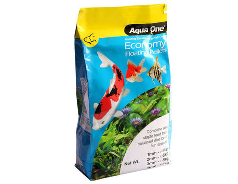 Aqua One Economy Pellets 4mm 5kg - Pet Wizard Australia