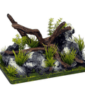 Aqua One Ecoscape Driftwood On Rock Garden Medium - Pet Wizard Australia