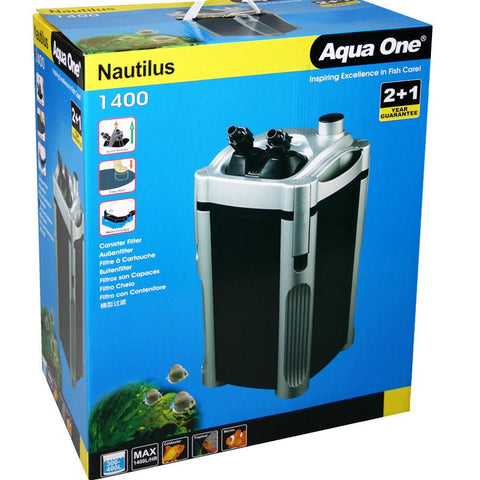 Aqua One Nautilus 1400 External Canister Filter - Pet Wizard Australia