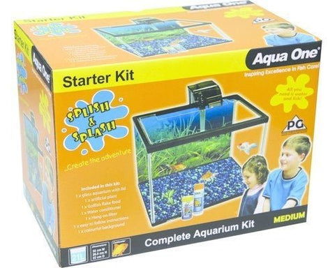 Aqua One Splish & Splash Starter Kit Medium 21Lt - Pet Wizard Australia