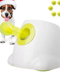 Automatic Ball Launcher Throwing Machine Dog Toys Interactive Tennis Pet 6Balls - Pet Wizard Australia