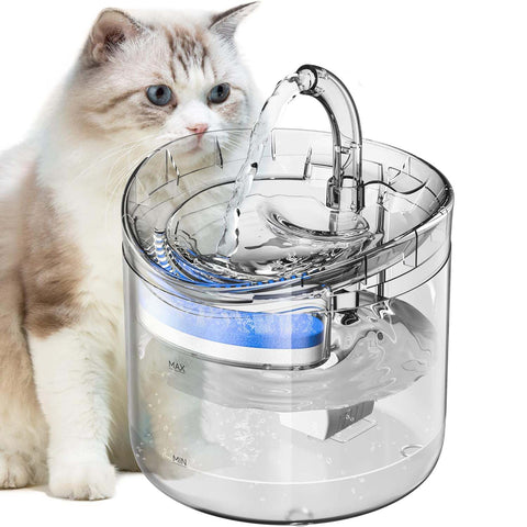 Cat Dog Water Fountain With Sensor Pet Water Dispenser 1.8L Automatic Drinking Fountain for Cats Kitty Indoor - Pet Wizard Australia