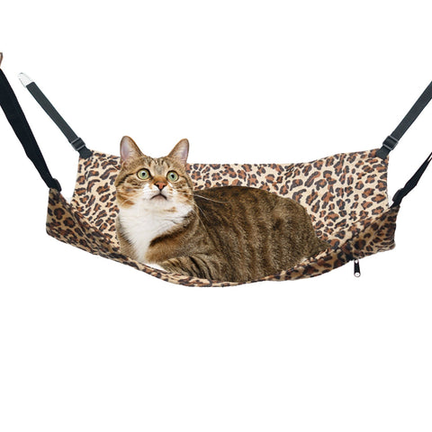 Cat Hammock Warm Fleece Bed Swinging Hanging Pet Nest Rest Cage Kitten Puppy Toy - Pet Wizard Australia