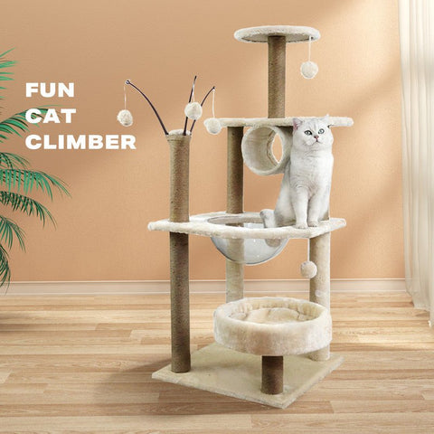 Cat Tree Scratching Post Scratcher Tower Condo House Furniture Bed Stand - Pet Wizard Australia