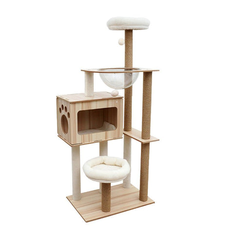 Cat Tree Scratching Post Trees Scratcher Tower Condo House Furniture - Pet Wizard Australia