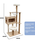 Cat Tree Scratching Post Trees Scratcher Tower Condo House Furniture - Pet Wizard Australia