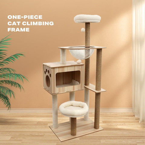 Cat Tree Scratching Post Trees Scratcher Tower Condo House Furniture - Pet Wizard Australia