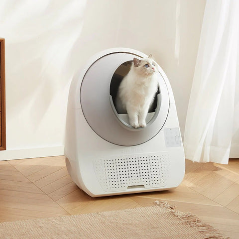 Catlink Scooper Smart Self - Cleaning - Luxury Pro White - Pet Wizard Australia