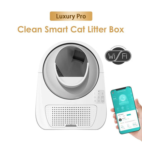 Catlink Scooper Smart Self - Cleaning - Luxury Pro White - Pet Wizard Australia