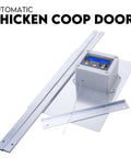 Chicken Coop Door with Digital LCD Screen to manage Timer and Sensor - Pet Wizard Australia