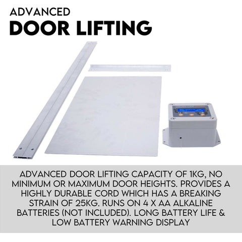 Chicken Coop Door with Digital LCD Screen to manage Timer and Sensor - Pet Wizard Australia