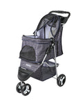 PaWz Large Pet Stroller Dog Cat Carrier Plaid-1831592690958077952