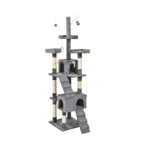 PaWz Cat Tree Scratching Post Scratcher Grey-1864184313646551040