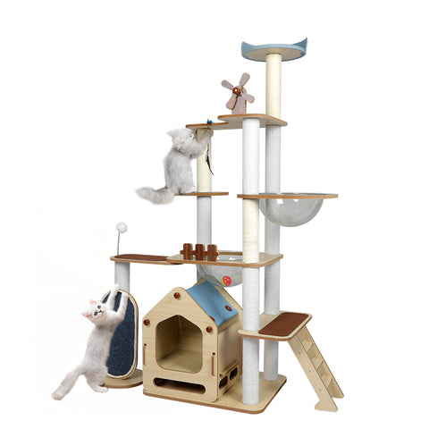 PaWz Cat Tree Scratching Post Scratcher-1864184542936567808