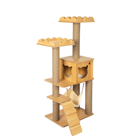 PaWz Cat Tree Scratching Post Scratcher-1864184536561225728