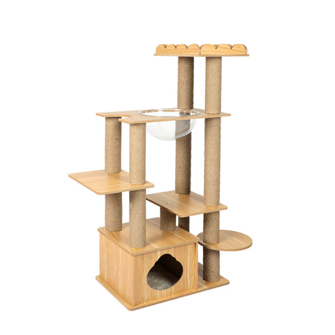 PaWz Cat Tree Scratching Post Scratcher-1910112470442315776