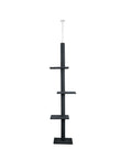 PaWz Cat Tree Tower Scratching Post Grey-1864184511441539072