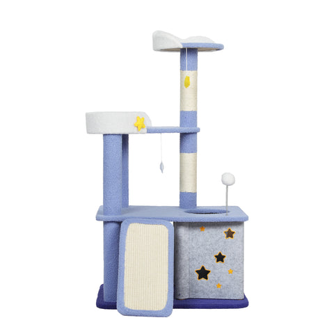 PaWz Cat Tree Kitten Furniture Condo-1831592659748261889