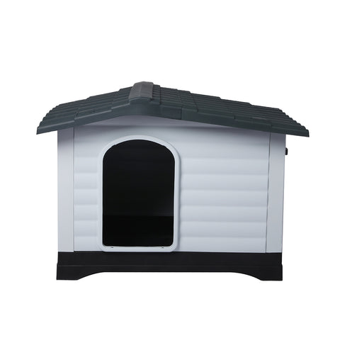 PaWz Dog Kennel Outdoor Indoor Plastic L Grey-1848848513979518977