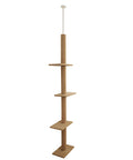 PaWz Cat Tree Tower Scratching Post Beige-1864184511294738433